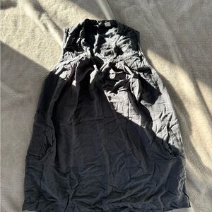 BDG Black Women's Oversized Tunic Balloon Top